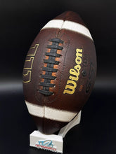 Load image into Gallery viewer, Wilson GST TDJ Junior Size (AGES 9-12) New and Game Prepped Leather Football - WGP
