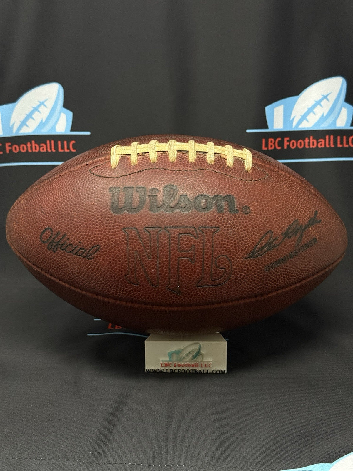 Vintage 1984 Wilson NFL Game Ball Pete Rozelle Used Football – LBC ...