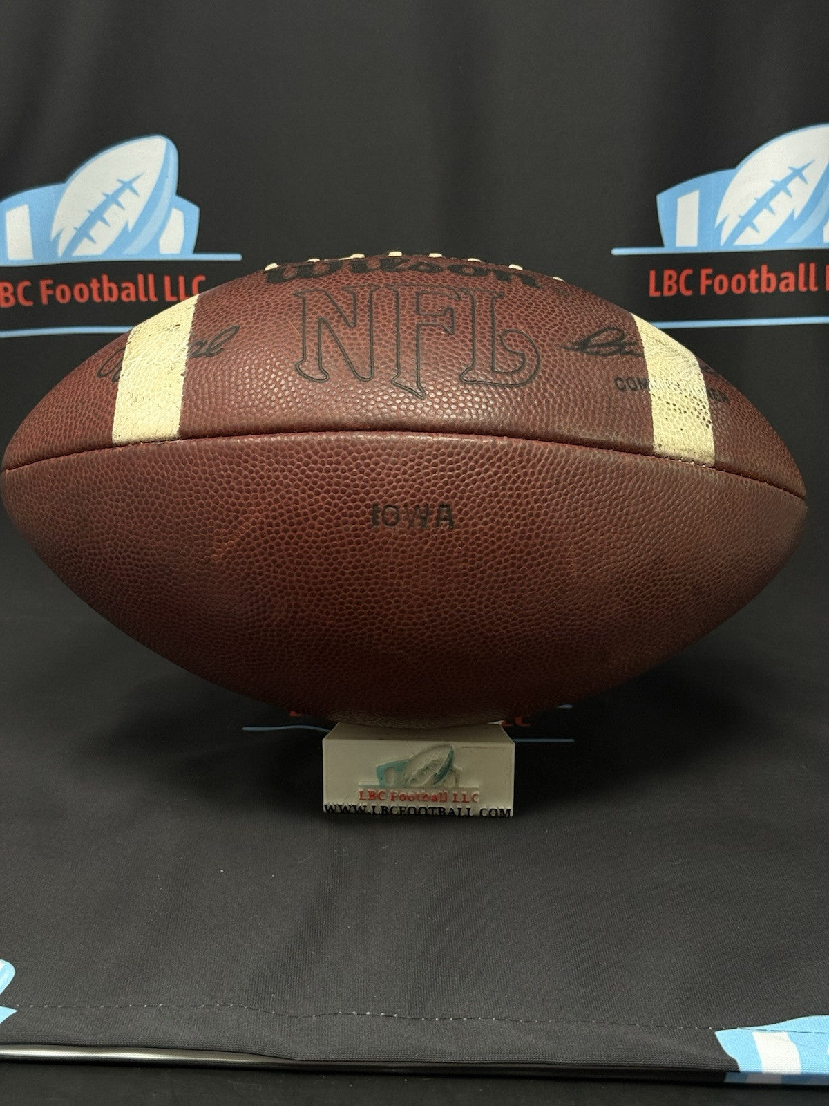 Vintage Iowa Hawkeyes Game Used NFL Pete Rozelle NCAA Football – LBC ...