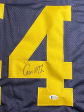 Load image into Gallery viewer, Cameron McGrone Autographed Michigan Wolverines Jersey Beckett Witnessed COA
