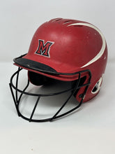 Load image into Gallery viewer, 2013 Miami Ohio University RedHawks Game Worn Mizuno Baseball Batting Helmet
