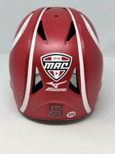 Load image into Gallery viewer, 2013 Miami Ohio University RedHawks Game Worn Mizuno Baseball Batting Helmet
