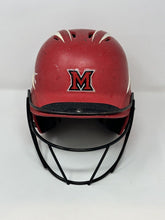 Load image into Gallery viewer, 2013 Miami Ohio University RedHawks Game Worn Mizuno Baseball Batting Helmet
