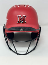 Load image into Gallery viewer, 2013 Miami Ohio University RedHawks Game Worn Mizuno Baseball Batting Helmet
