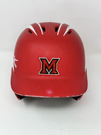 2013 Miami Ohio University RedHawks Game Worn Mizuno Baseball Batting Helmet #22