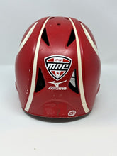 Load image into Gallery viewer, 2013 Miami Ohio University RedHawks Game Worn Mizuno Baseball Batting Helmet
