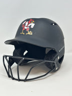 Louisville Cardinals Game Worn Batting Helmet - Wilson Evoshield