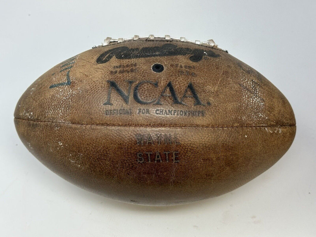 Wayne State University Warriors Vintage Game Used Rawlings ST-5 NCAA Football