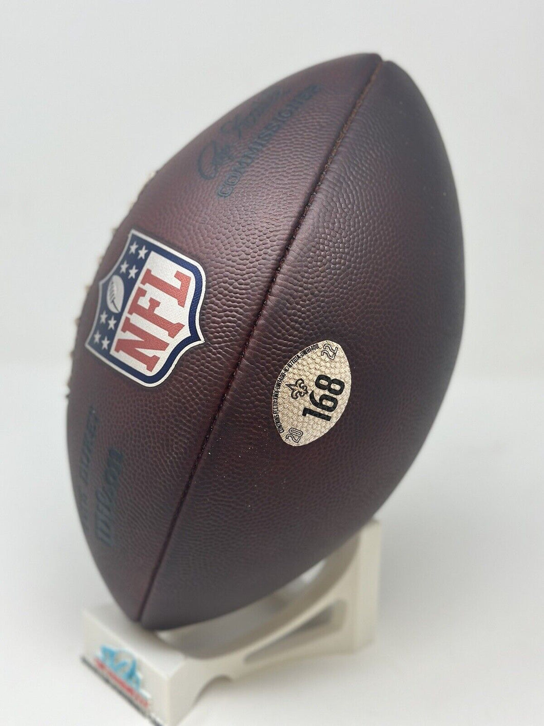 2022 New Orleans Saints Game Used Game Ball #168 Wilson NFL Duke Football