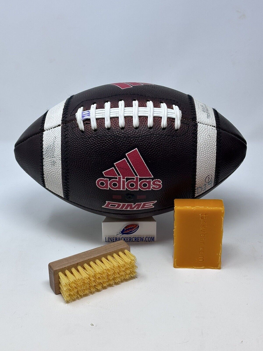 Tackybar Football Tack Bar + Brush Kit - Game Prepped Leather Footballs NFL NCAA