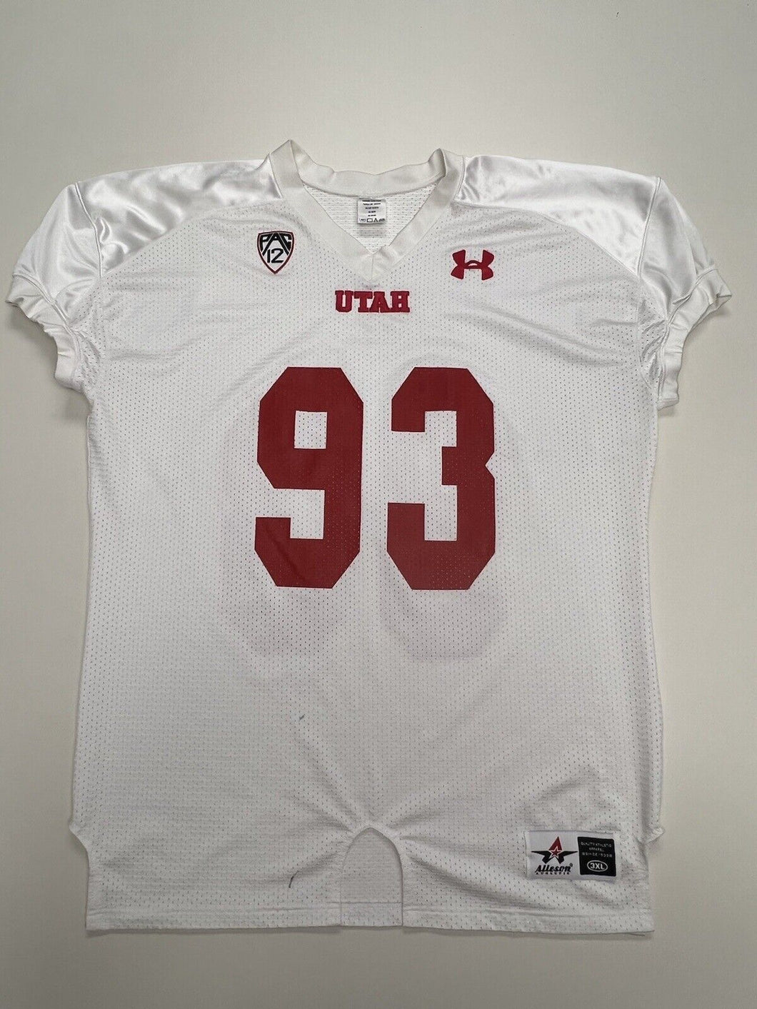 2012 Utah Utes Practice Used Jersey - NIASI LEOTA - Size 3XL - University CLR