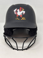 Louisville Cardinals Game Worn Batting Helmet - Wilson Evoshield #11