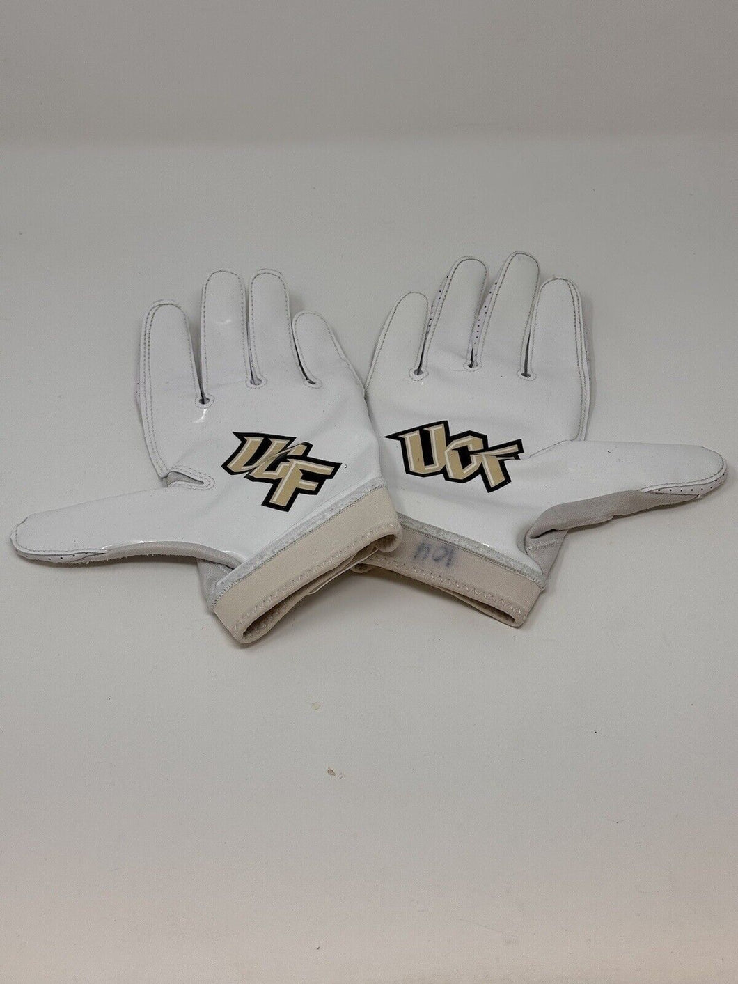 UCF Knights Game Used Nike Vapor Knit Football Gloves - Size 3XL