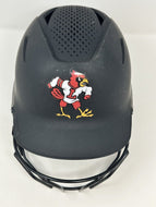 Louisville Cardinals Game Worn Batting Helmet - Wilson Evoshield