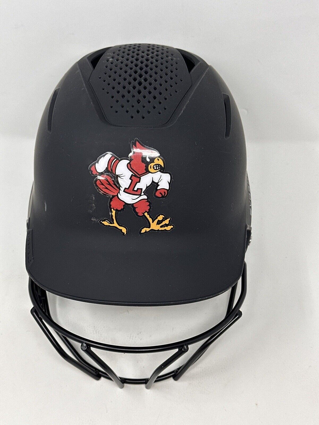 Louisville Cardinals Game Worn Batting Helmet - Wilson Evoshield #17