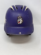 James Madison University JMU Dukes Game Worn Mizuno Batting Helmet 6-3/4 - 7-34