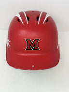 2013 Miami Ohio University RedHawks Game Worn Mizuno Baseball Batting Helmet #9