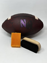 Load image into Gallery viewer, Tackybar Football Tack Bar + Brush Kit - Game Prepped Leather Footballs NFL NCAA
