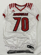 Louisville Cardinals Team Issued Adidas Practice Football Jersey - #70 Large LT